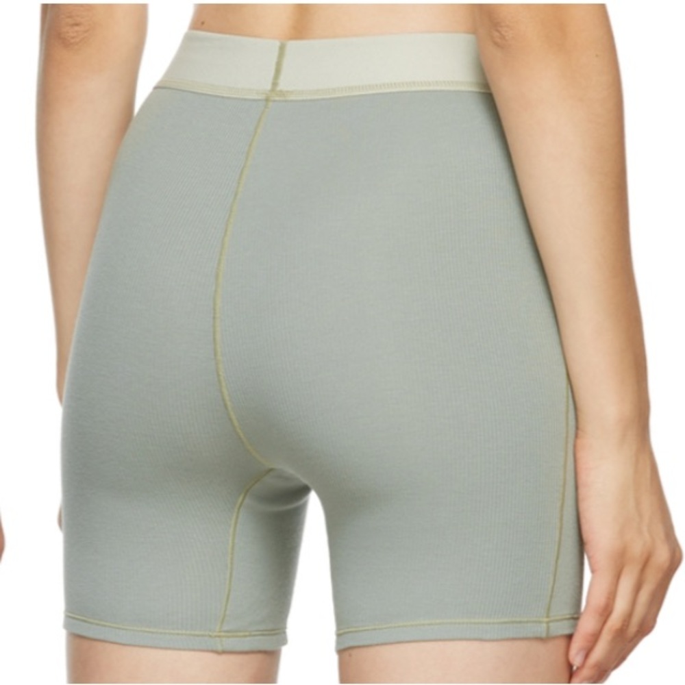 SKIMS Cotton Rib Boxers in Mineral - Picture 2 of 5